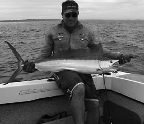 David Postan with a Rooneys Point black marlin – a great Christmas target.